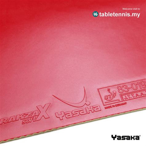 yasaka rakza x soft test|Yasaka Rakza series, which rubber for what, what is each one .